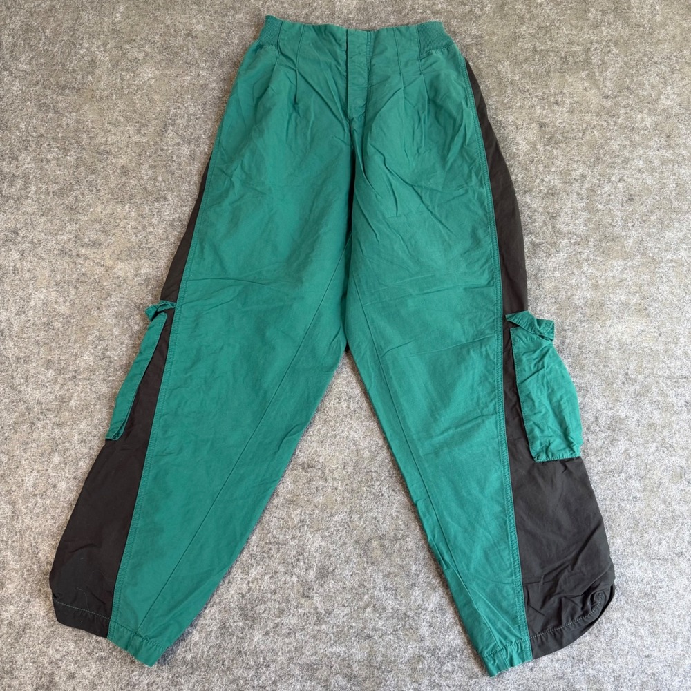 Free People Movement Mesmerize Me Cargo Pant Jogger Pants Small Green Parachute